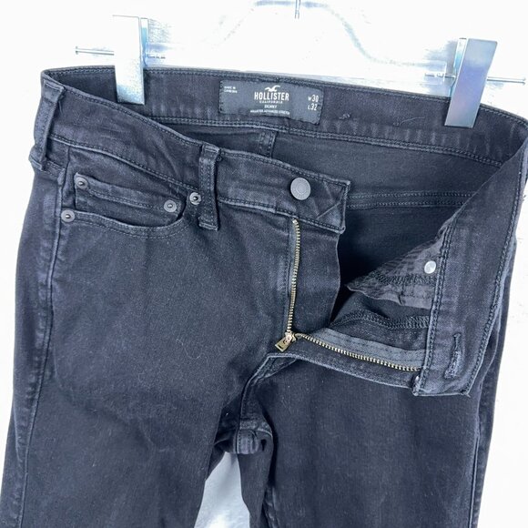 Hollister California Skinny Jeans Advanced Stretch Womens Black Size W30XL32 - Picture 4 of 10